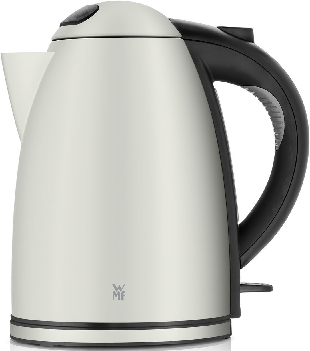 WMF Wasserkocher Stelio Paper White, 1,7 l, 2400 W, Cromargan, beleuchtete Wasserstandsanzeige, 2400 Watt