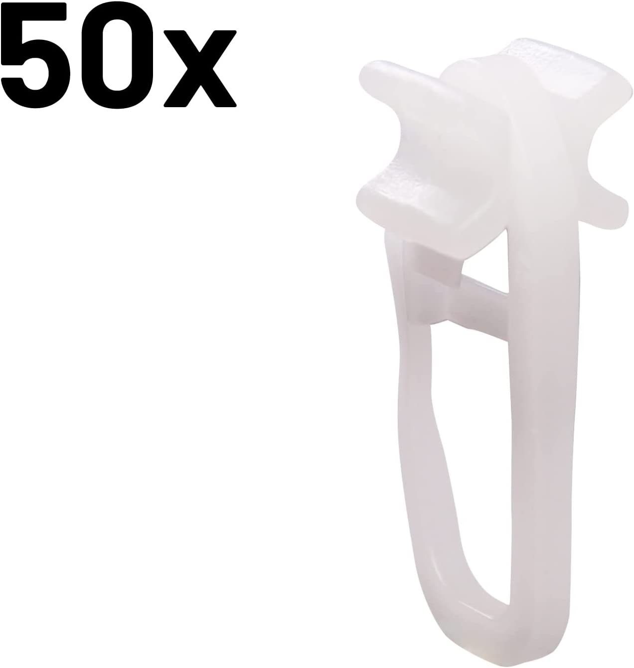 Deco-Raum Gardinengleiter X-Gleiter, mit Faltenlegehaken für Gardinenschien günstig online kaufen