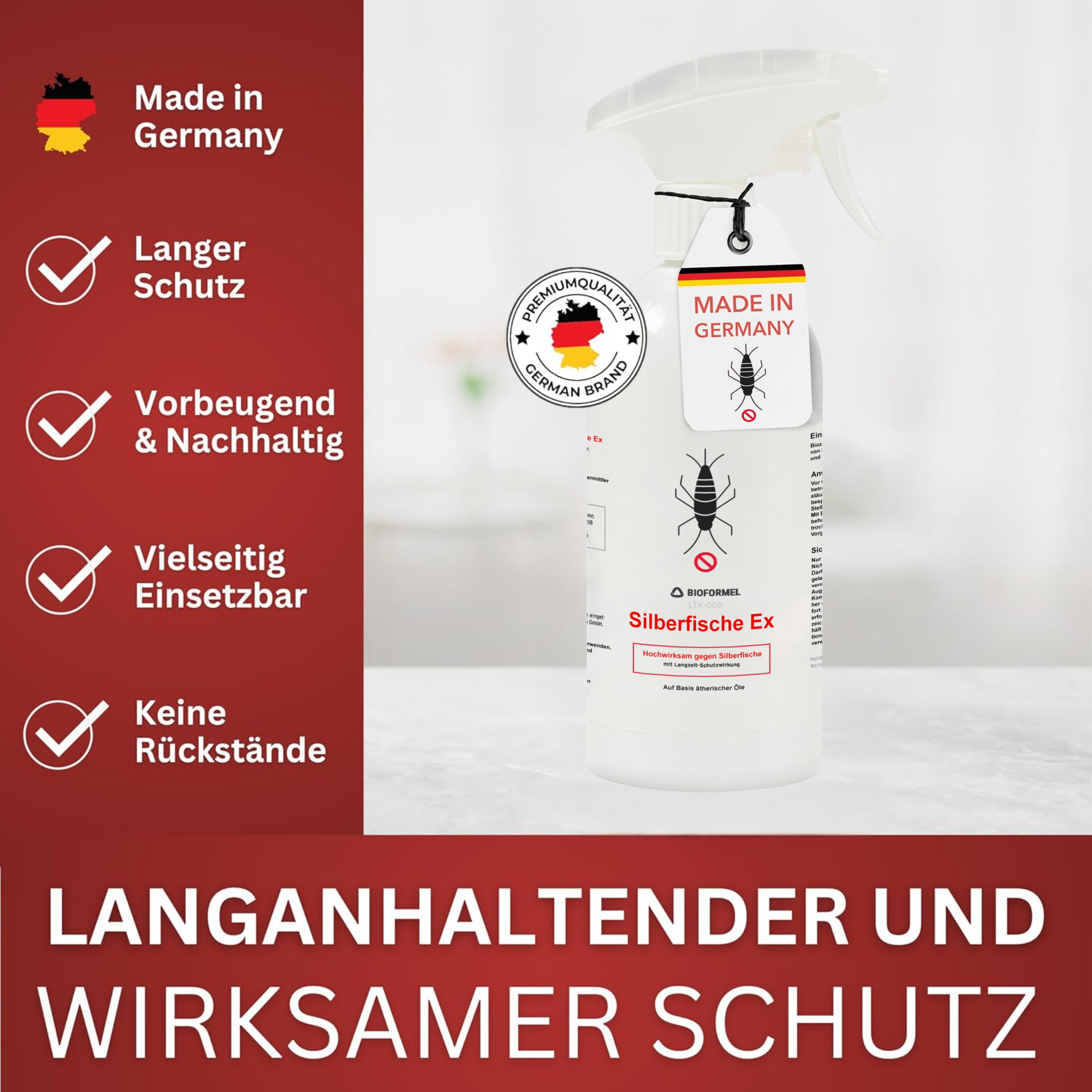 LTK-008 Biodelta Insektenspray Silberfischspray N, 0.5 l, 500 ml – Bild 3 von 4