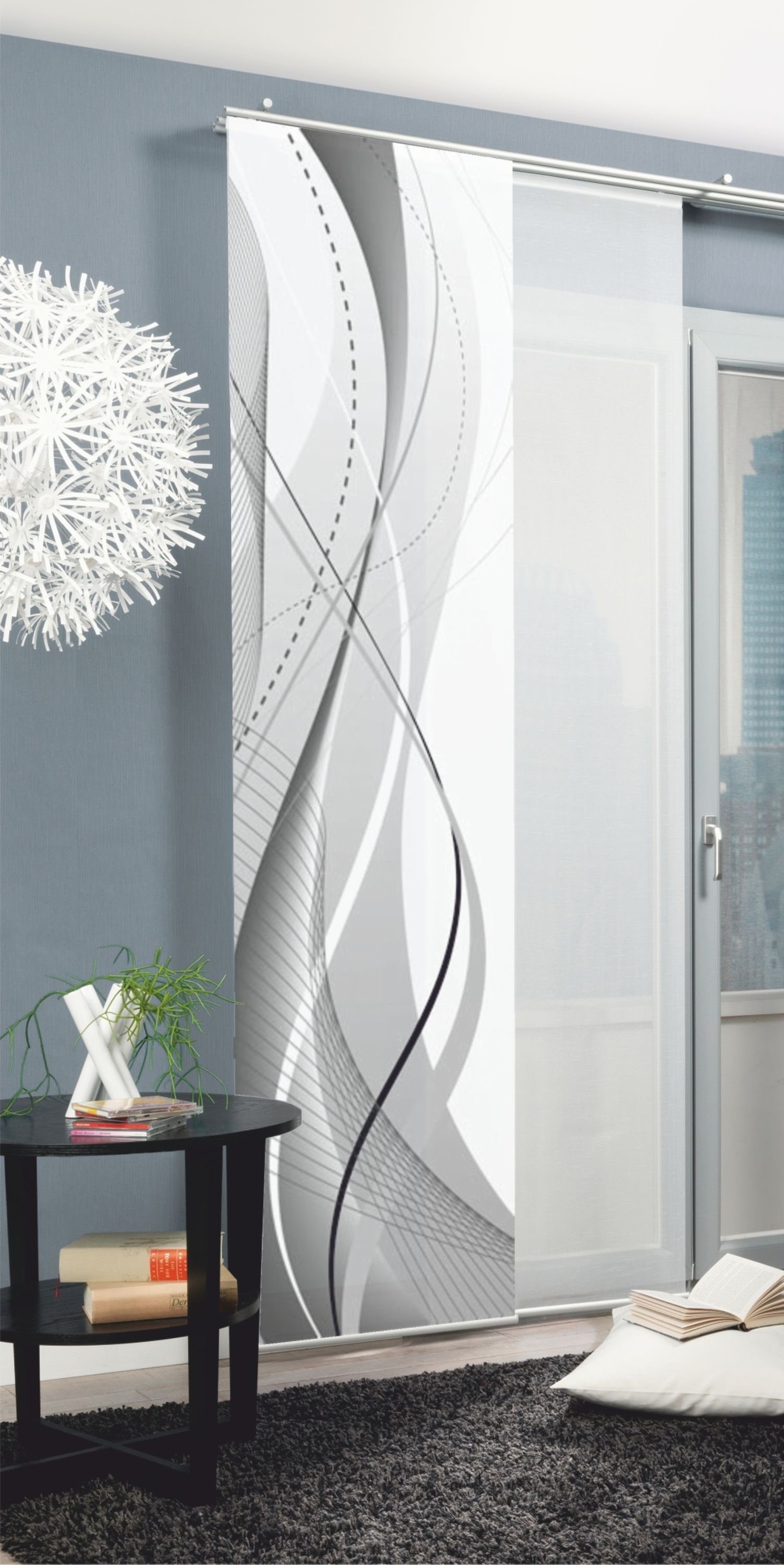 HOME WOHNIDEEN Schiebegardine 87152 Schiebewand Digitaldruck CARLISLE Dekos günstig online kaufen