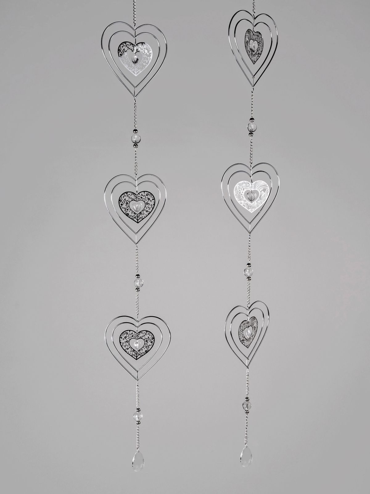 formano Sammelfigur 2er Set Fensterdeko Hänger Herzen hängend 14x110 cm Hän günstig online kaufen