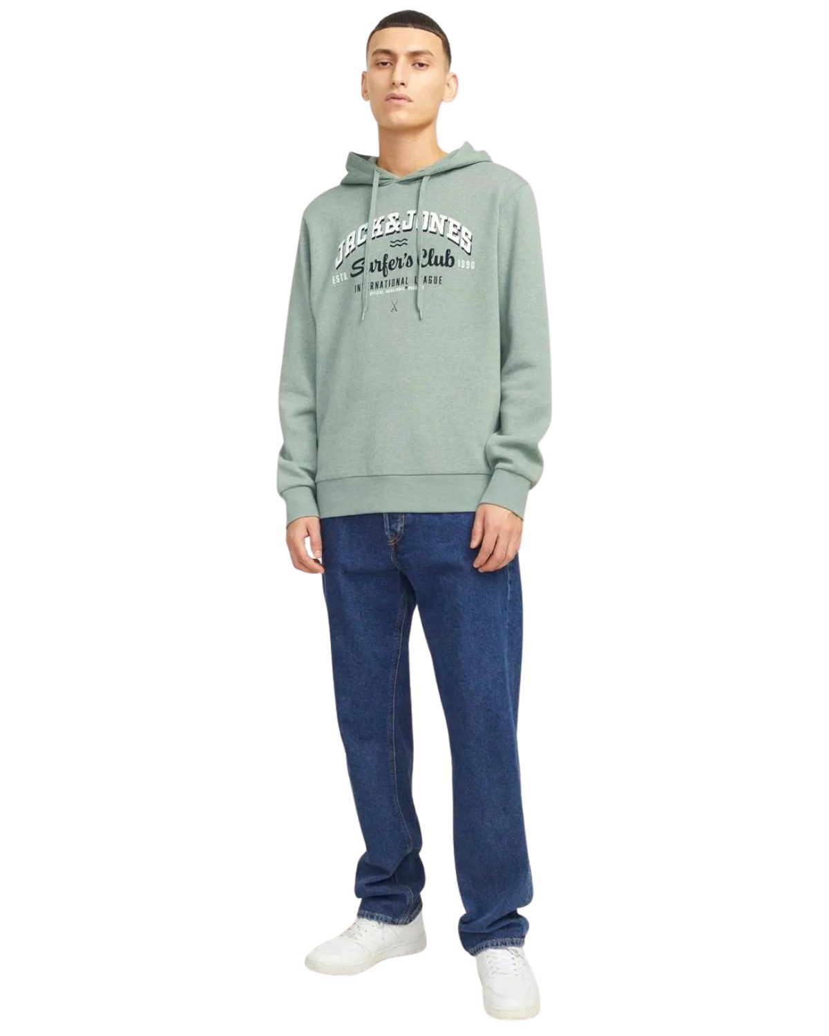 Jack & Jones Hoodie mit Kängurutasche, mit Kapuze, mit Logodruck – Bild 3 von 3