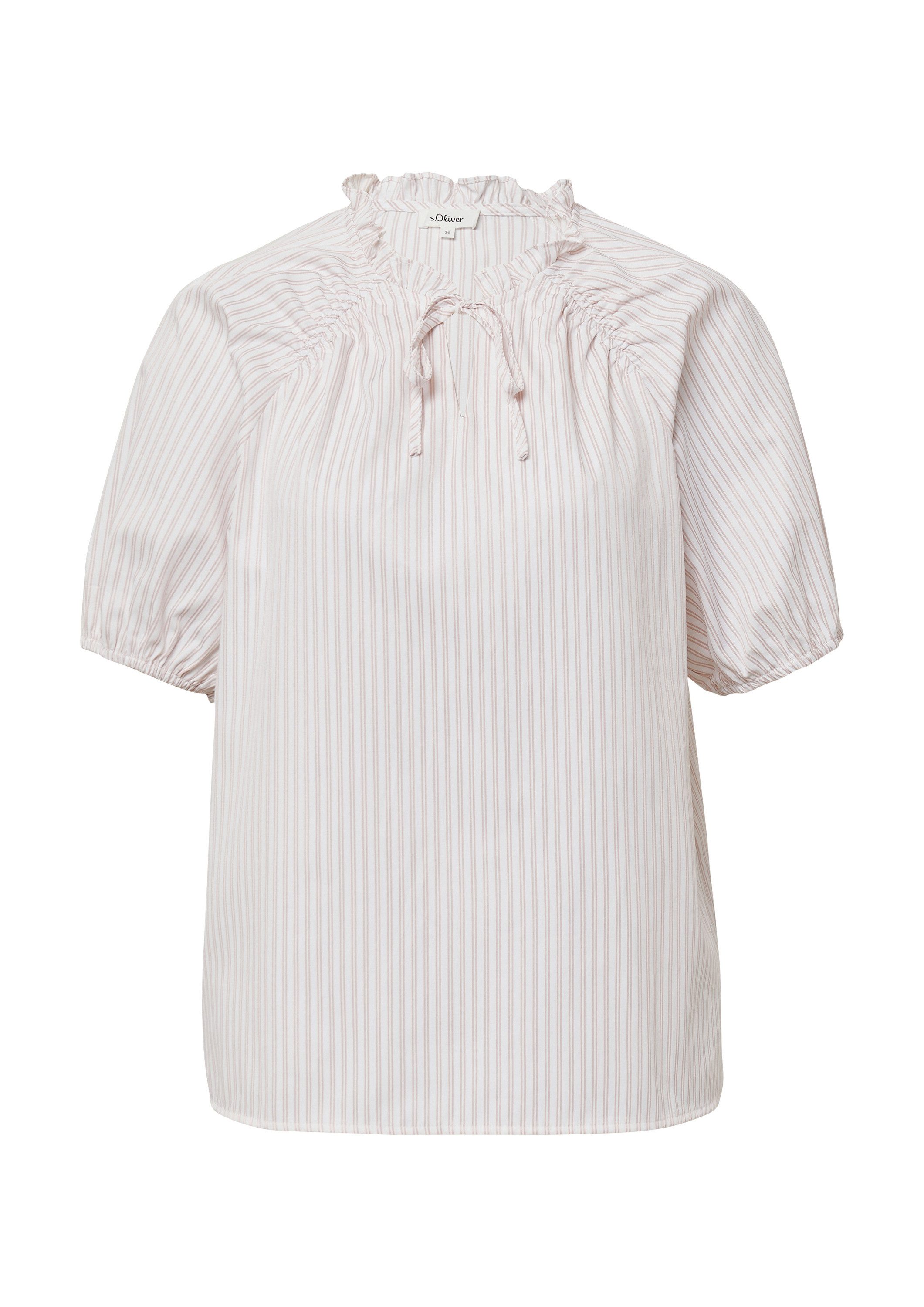 s.Oliver Kurzarmbluse Bluse Bluse im Relaxed günstig online kaufen