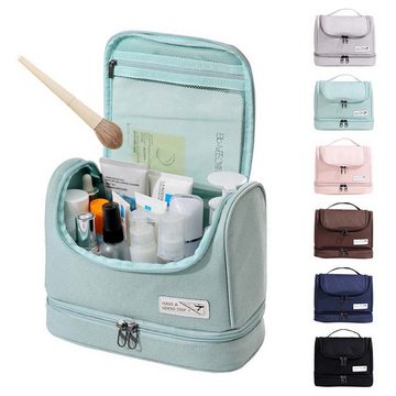 FIDDY Kosmetiktasche Quadratische Kosmetiktasche, Reise-Kosmetik-Aufbewahrungstasche (Tragbare Nass- und Trocken-Kulturtasche, 1-tlg)