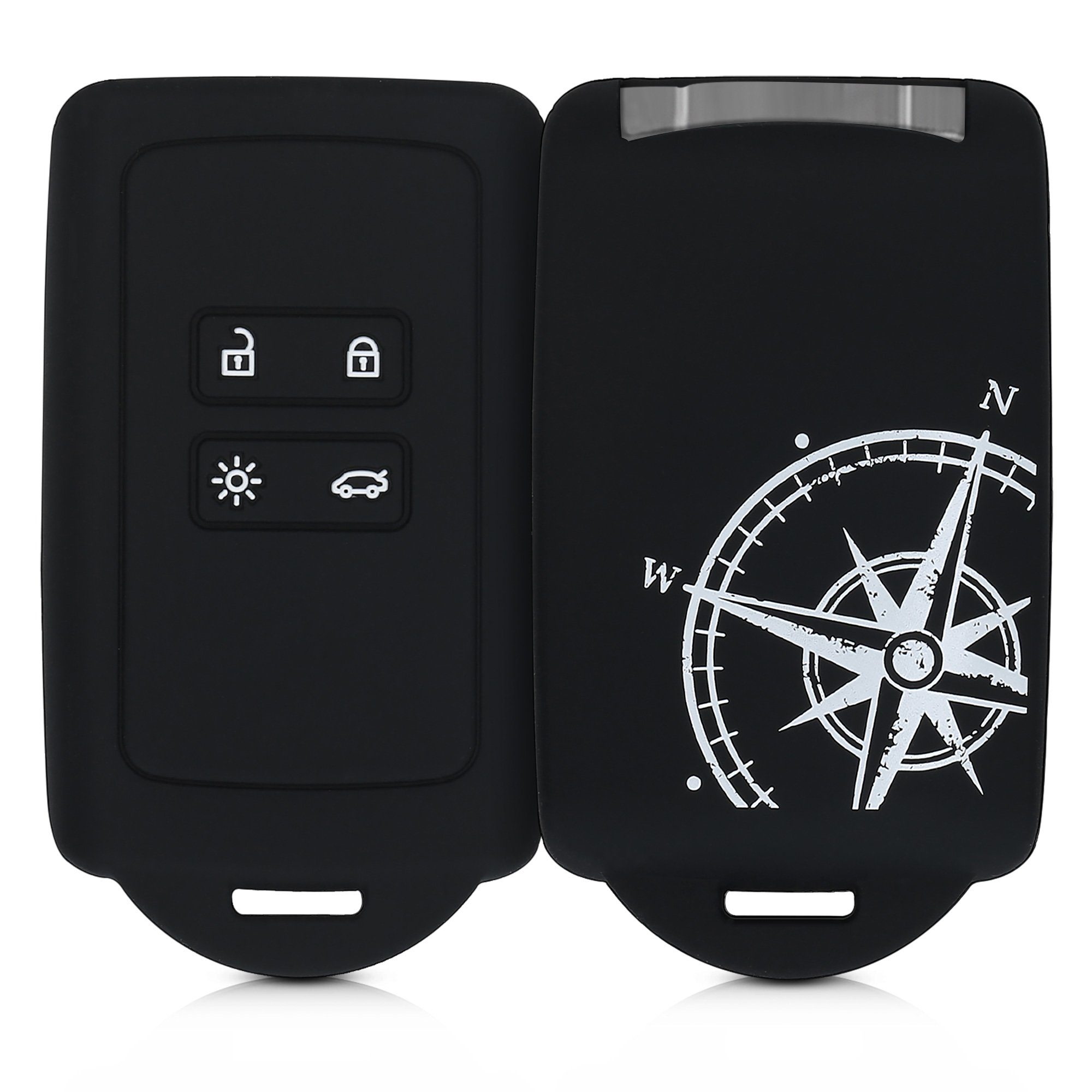 kwmobile Schlüsseltasche Autoschlüssel Hülle für Renault, Silikon Schutzhül günstig online kaufen