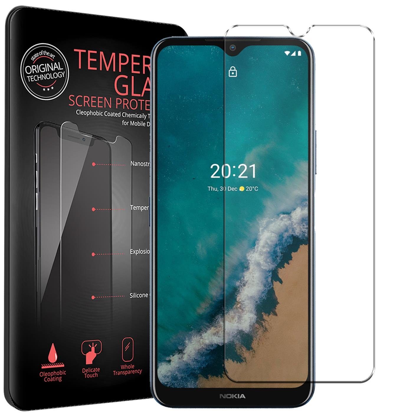 CoolGadget Schutzfolie Panzerfolie für Nokia G50, (9H Härtegrad, 2x Schutzglas, 1xReinigungset), Displayfolie Panzer Schutzfolie 2 Stück für Nokia G50 Glas Folie