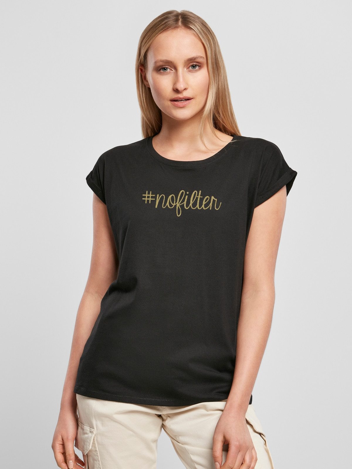 Be Famous Print-Shirt Classic Roll Up NOFI (1-tlg., keine)