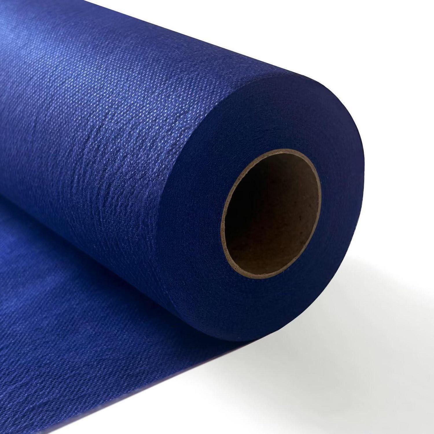 LuxusKollektion Tischläufer Tischläufer 30x2500cm Dunkelblau