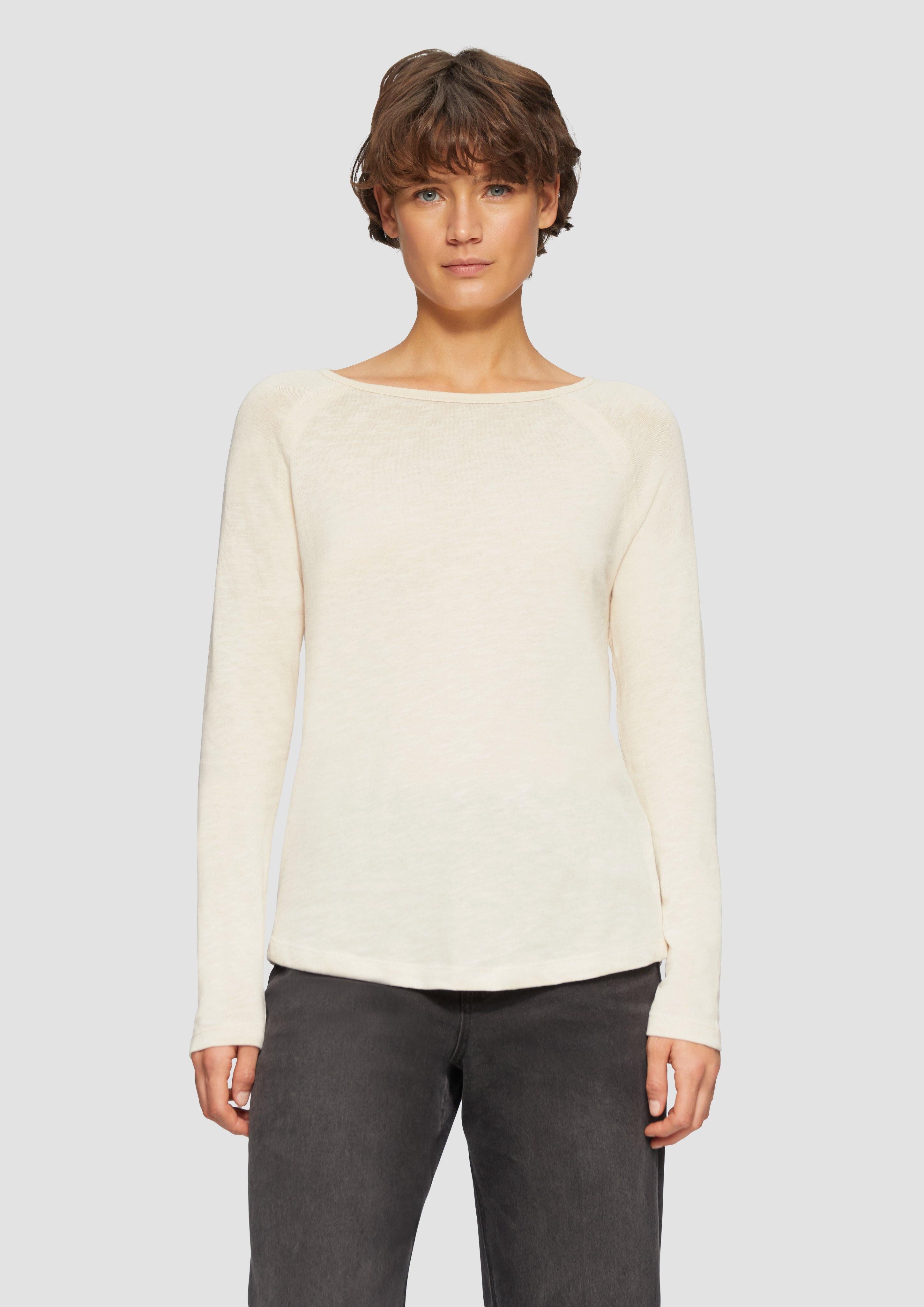s.Oliver Langarmshirt Langarmshirt mit Raglanärmeln und günstig online kaufen
