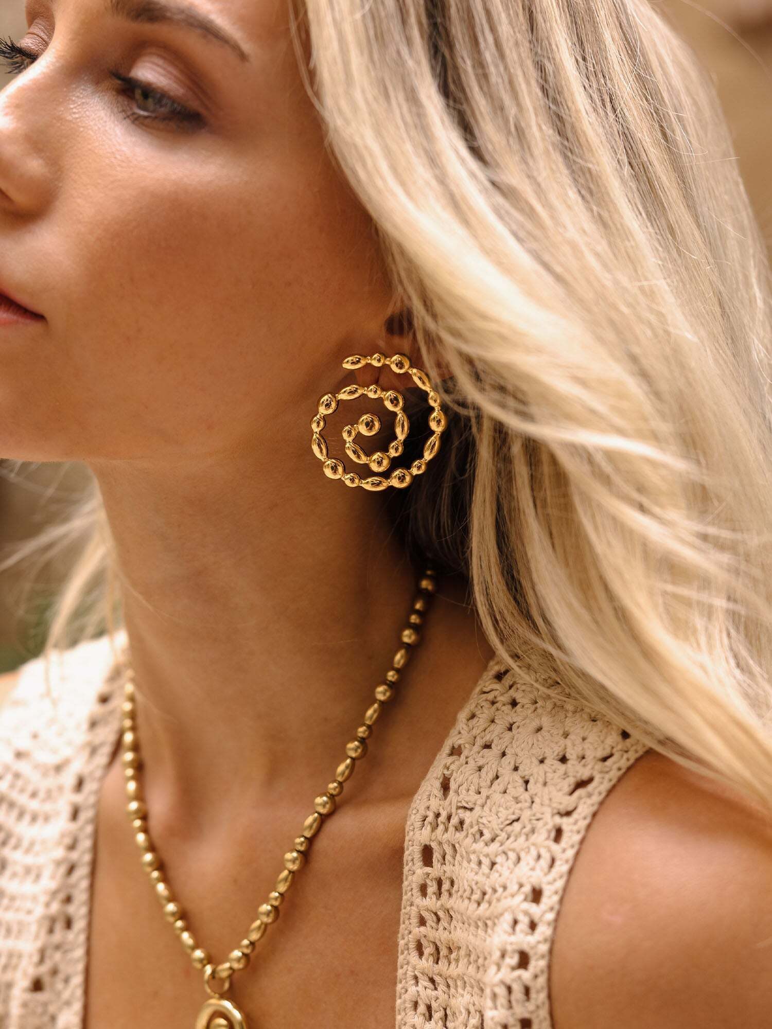 Purelei Paar Ohrstecker Swirl