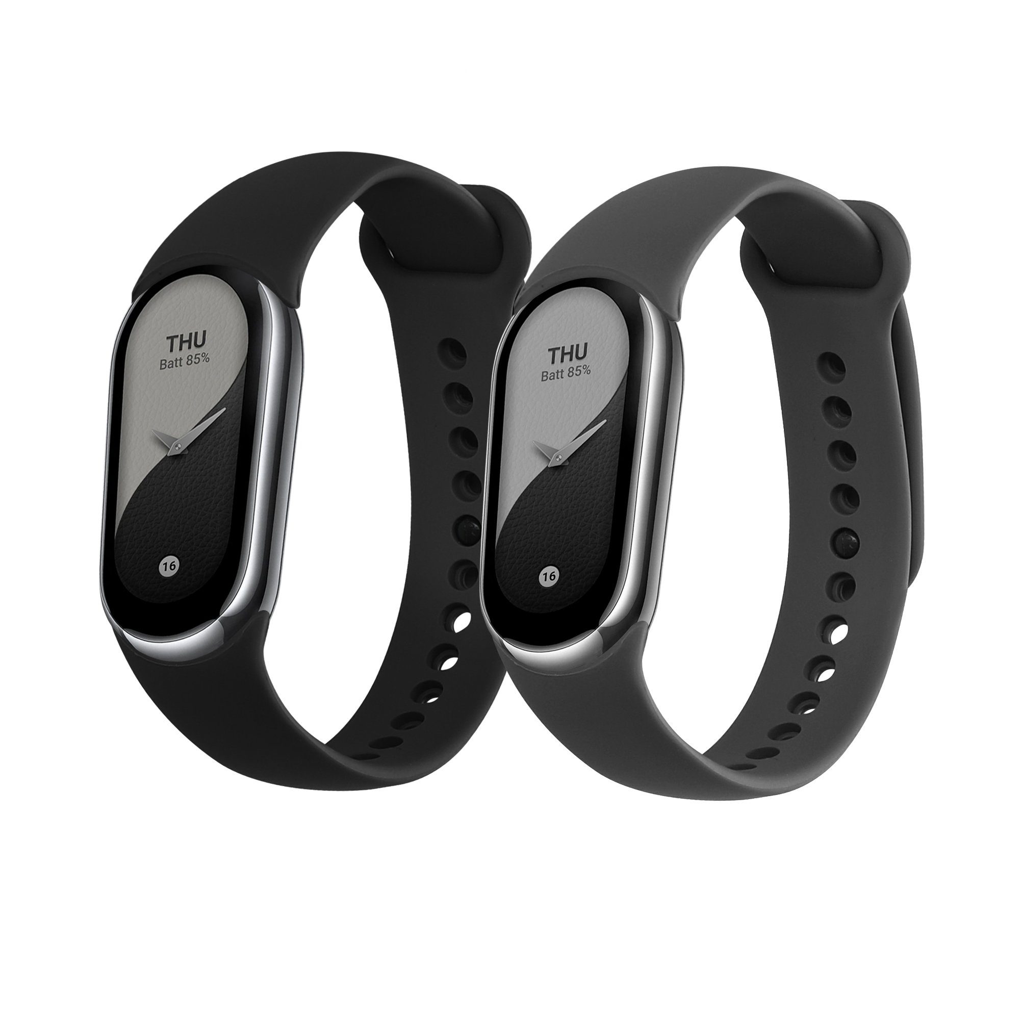 kwmobile Uhrenarmband 2x Uhrenarmband für Xiaomi Mi Band 10 / Mi Band 9 / 8 günstig online kaufen