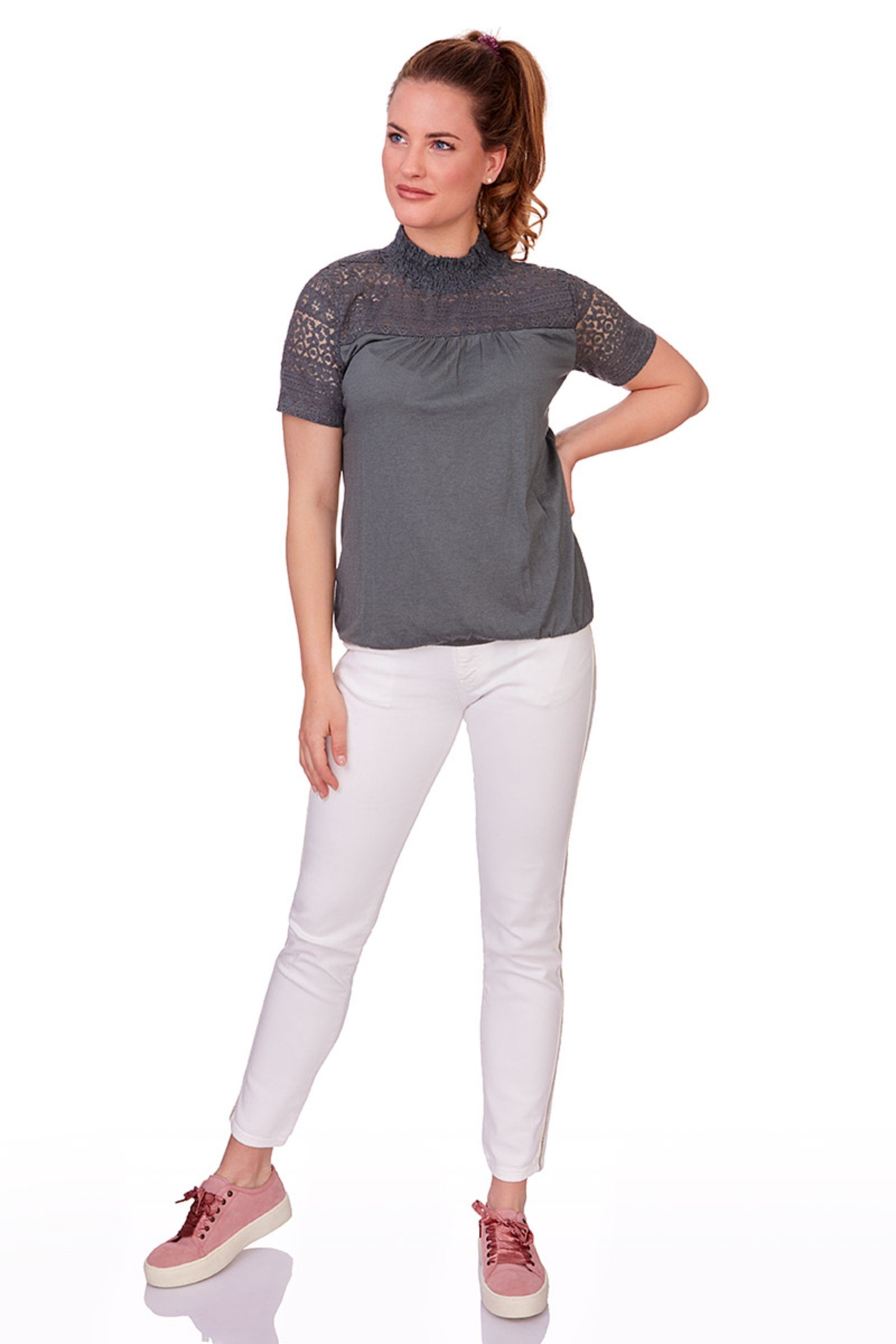 Hammerschmid Trachtenjeans Trachtenjeans Damen - BRIG - weiß