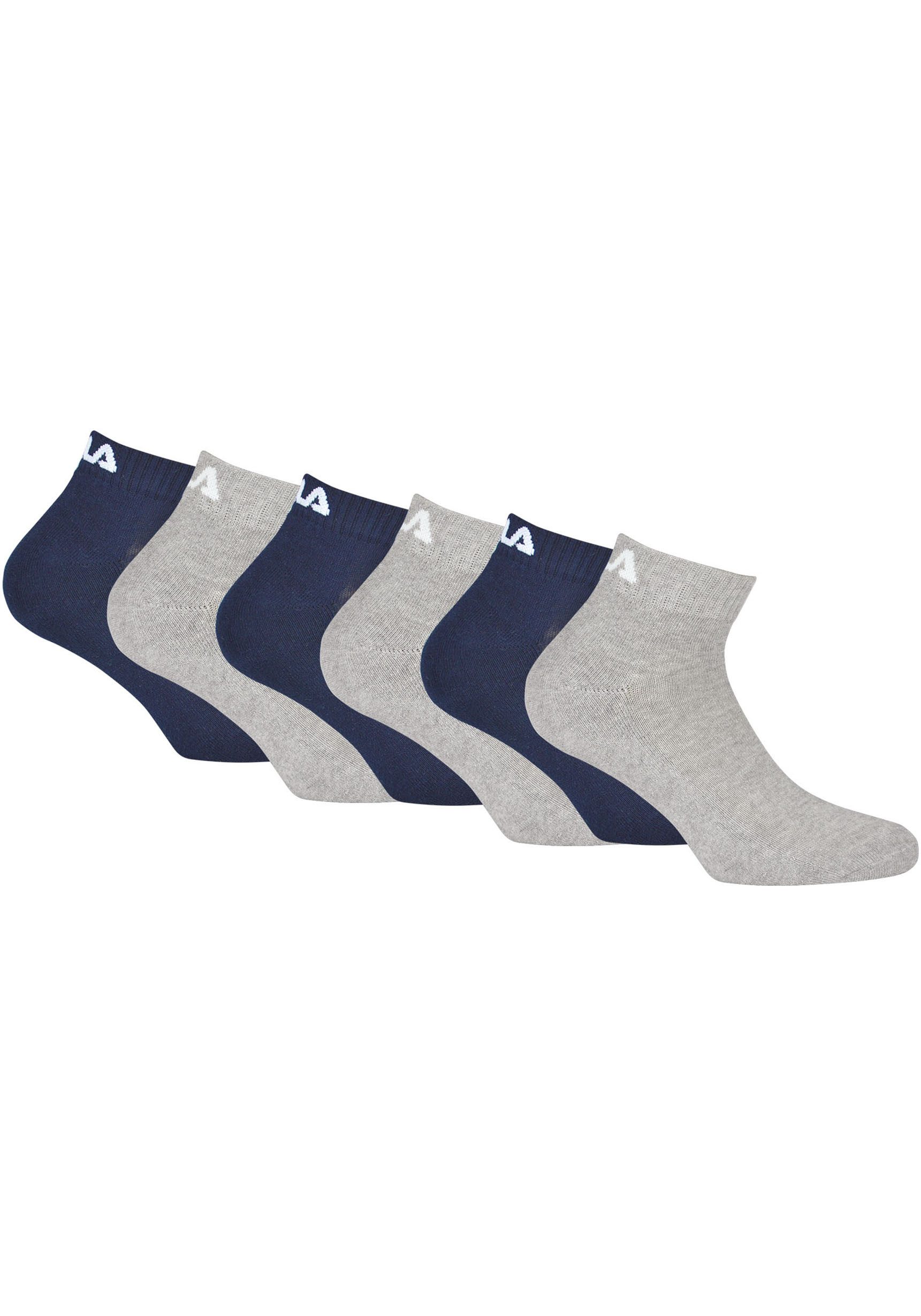 Fila Kurzsocken (6-Paar) mit Rippenbündchen