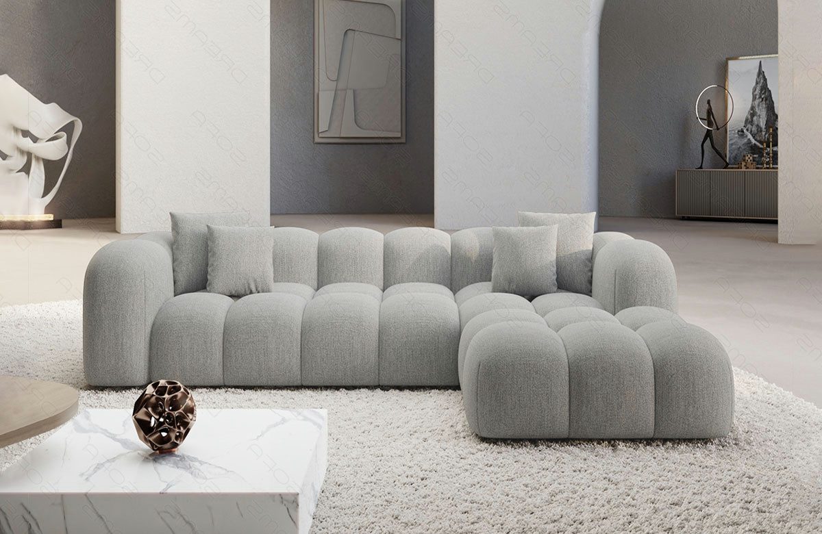 Sofa Dreams Ecksofa Stoffsofa Eckcouch Polster Eck Sofa Formentera L Form k günstig online kaufen