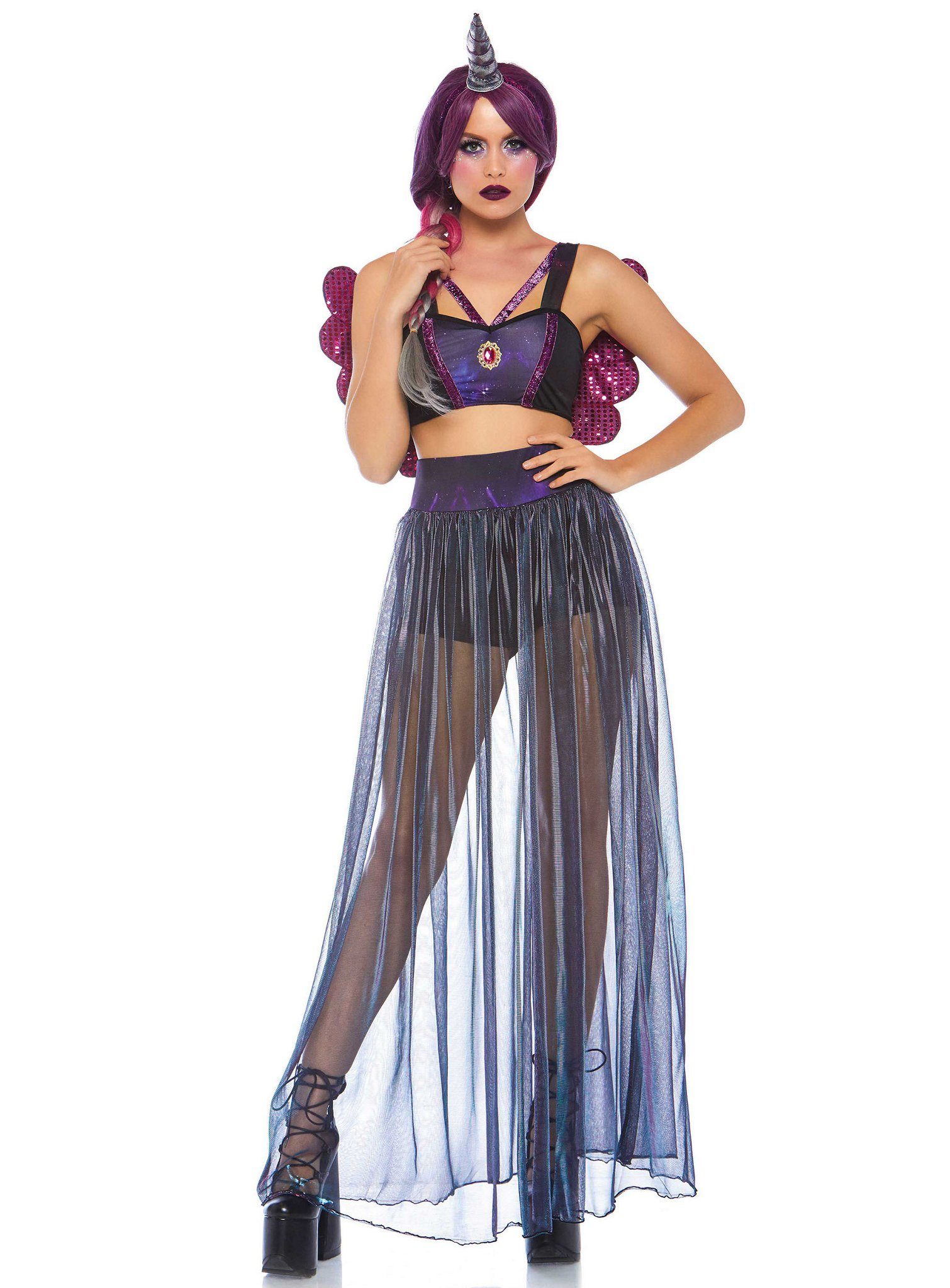 Leg Avenue Kostüm Galaktisches Einhorn, Fabelhaftes Fabeltier from outer Space