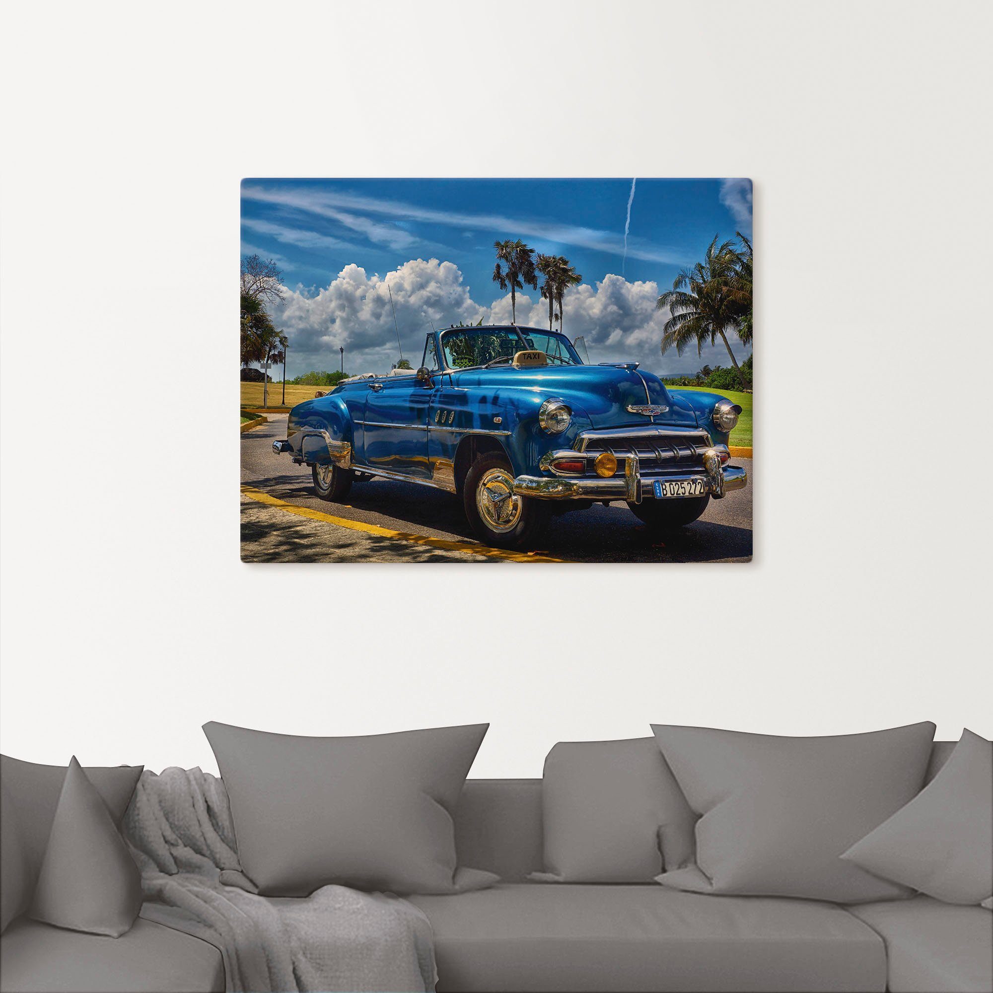 Artland Wandbild Havanna Flair, Auto (1 St), als Alubild, Leinwandbild in verschied. Größen