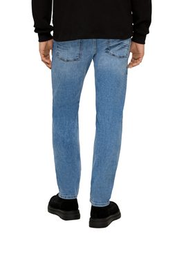 s.Oliver Stoffhose Jeans / Slim Fit / Mid Rise / Slim Leg Label-Patch