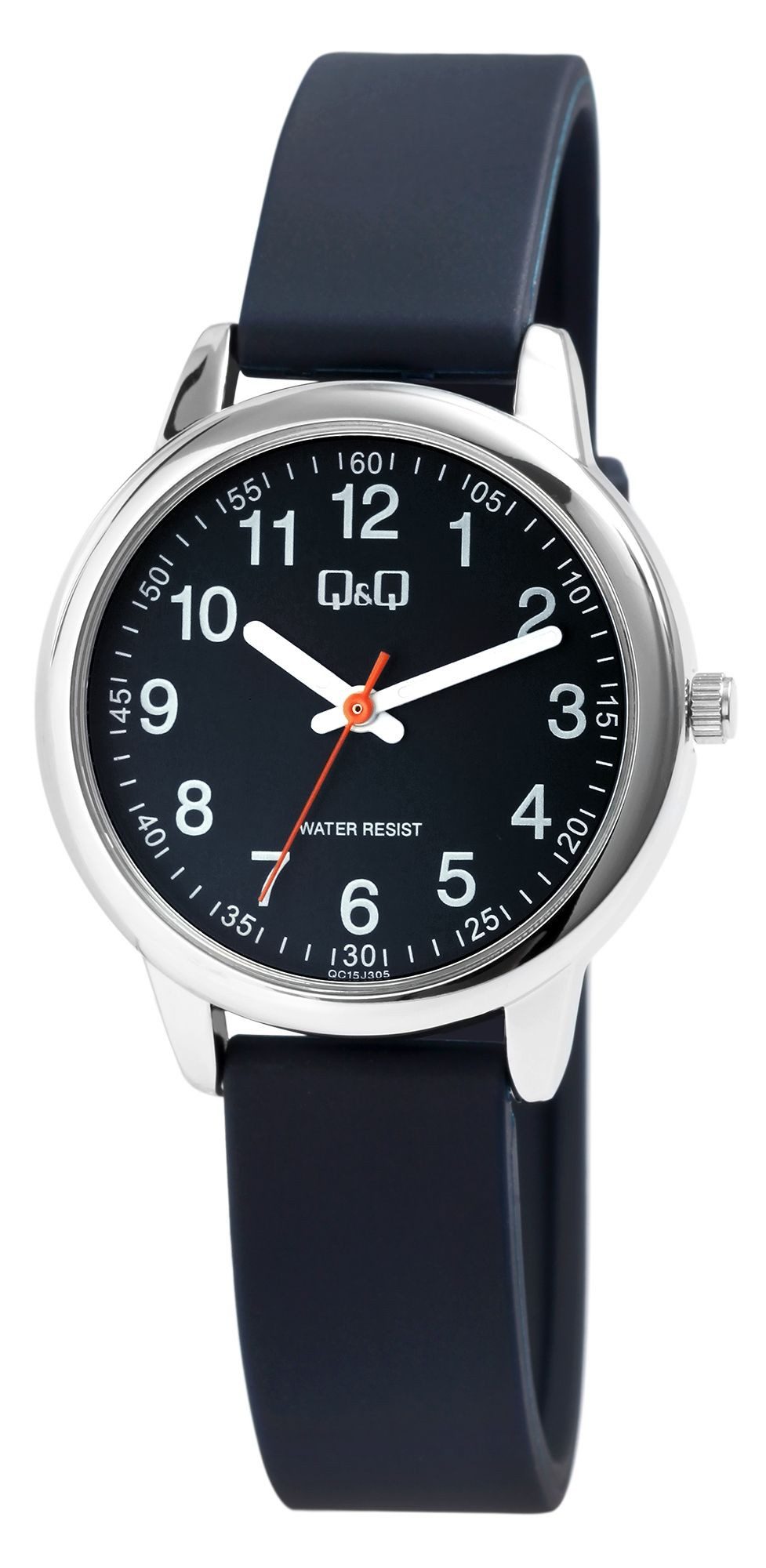 Q&Q Quarzuhr QC15J305Y Q&Q Damenuhr mit Silikonarmband in