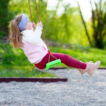 Gartenwelt Riegelsberger Einzelschaukel Schaukelsitz Kunststoff für Kinder bis 70kg verstellbar wetterfest