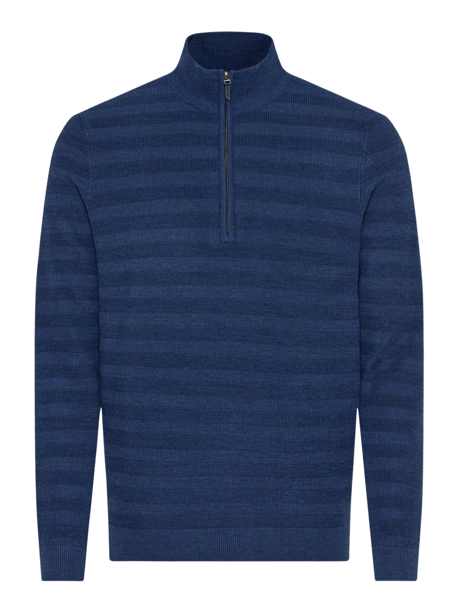 Brax Strickpullover blau,Freizeit,Baumwolle,Unifarben,Stehkragen,Langarm,Regular Fit