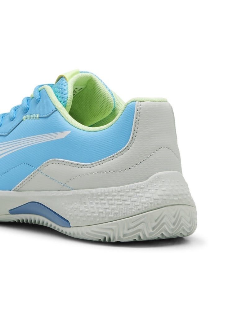 PUMA Nova Smash Allcourt blau/lime Herren Tennisschuh