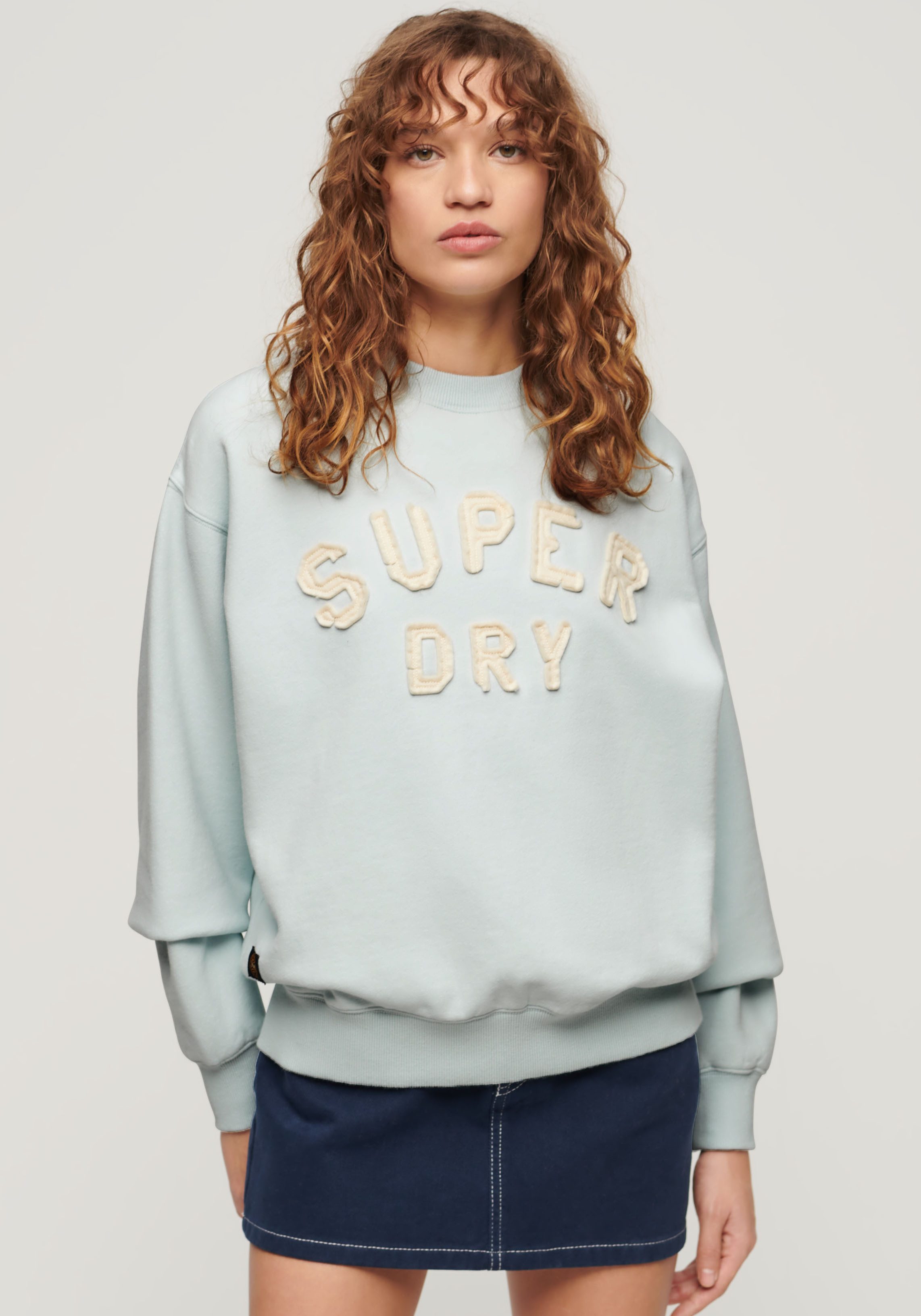 Superdry Sweatshirt APPLIQUE ATHLETIC LOOSE SWEAT