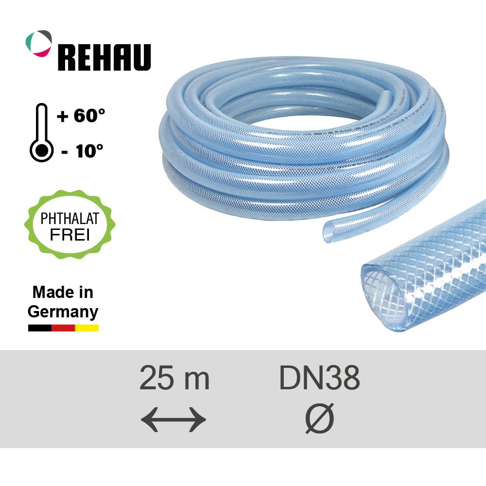 Rehau Spiralschlauch REHAU Industrieschlauch Raufilam-E 38,0/4,8 - 25m