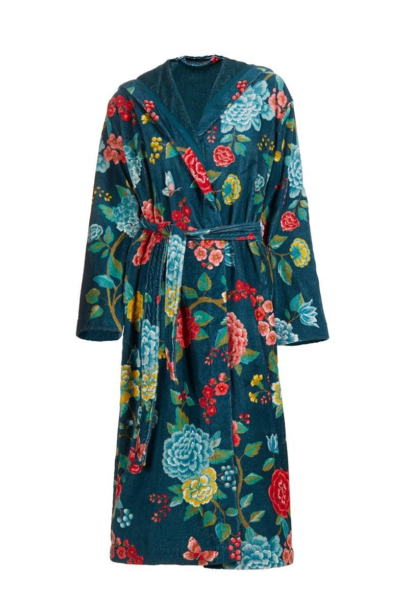 Good Dark Bademantel Morgenmantel Studio Blue Bademantel Bathrobe Dunkelblau Xl terry, 100% und Frottee Cotton, Herren Beddinghouse PiP Damen Evening