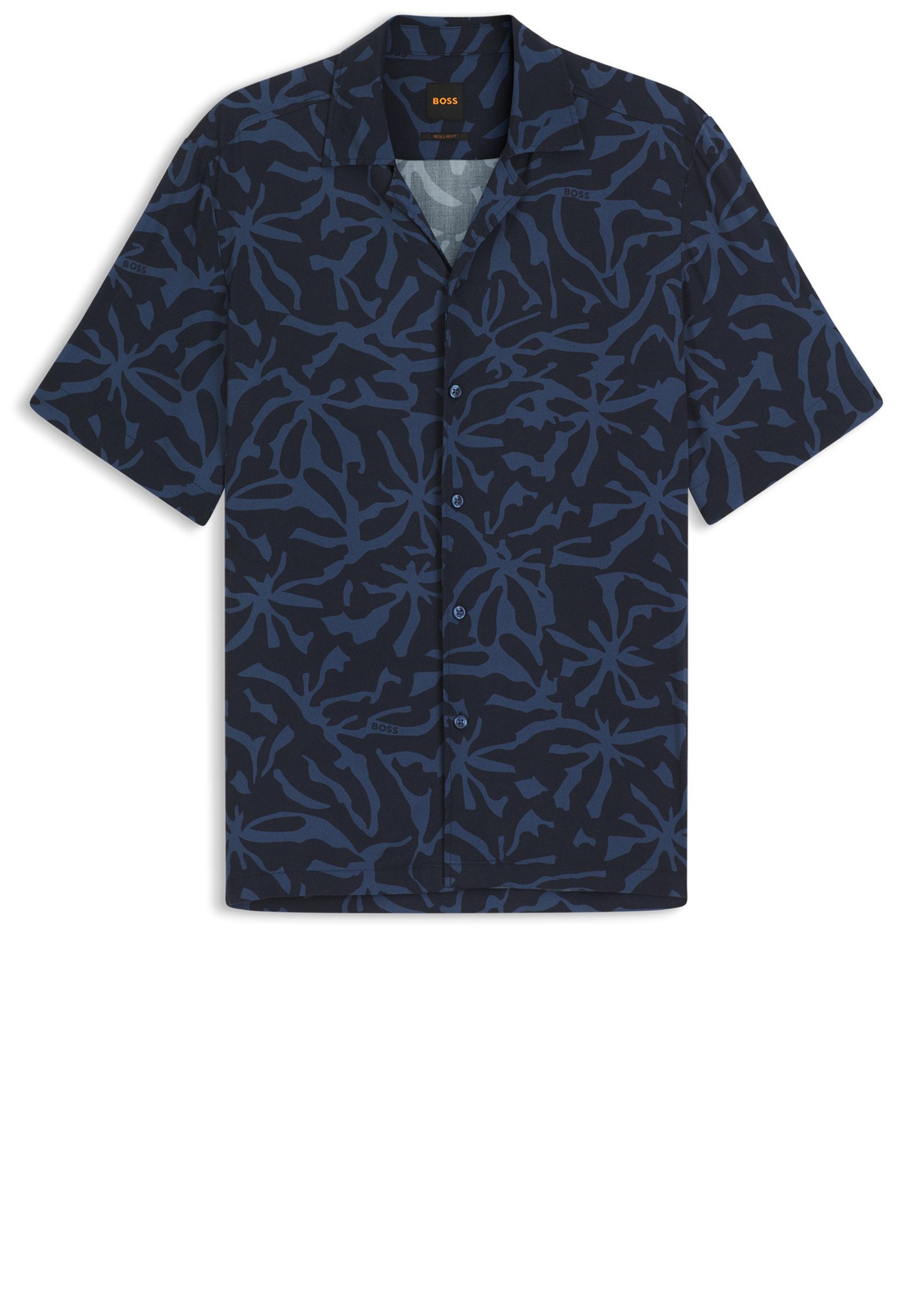 BOSS ORANGE Kurzarmhemd Rayer mit Print (1-tlg)