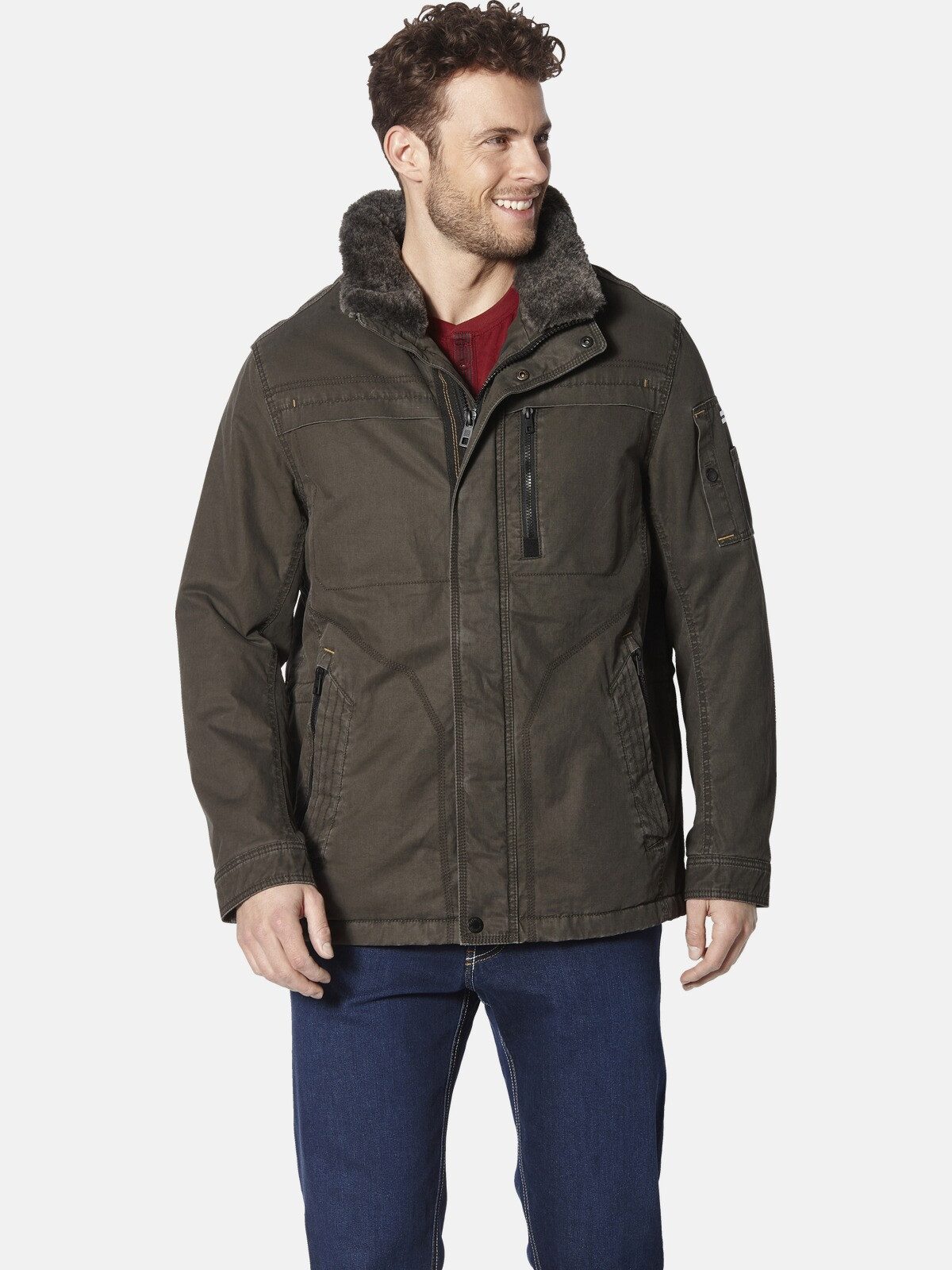 Babista Outdoorjacke ROTESSI mit künstlichem Pelz