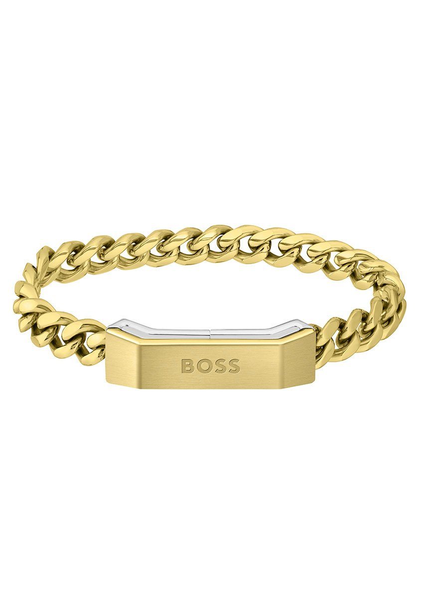 BOSS Armband Schmuck Edelstahl Armschmuck Panzerkette CARTER