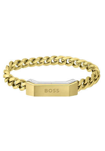 BOSS Armband Schmuck Edelstahl Armschmuck Panzerkette CARTER