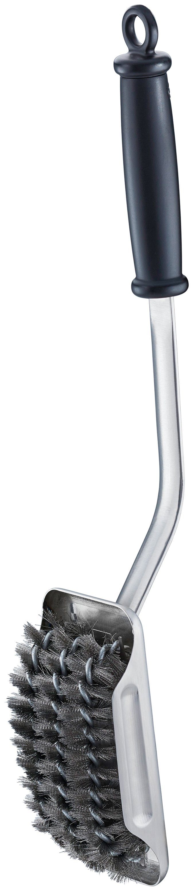 RÖSLE Reinigungsbürste SlideX, 25390, mit langem Stiel und Kunststoffgriff, wechselbare Borsten, Edelstahl