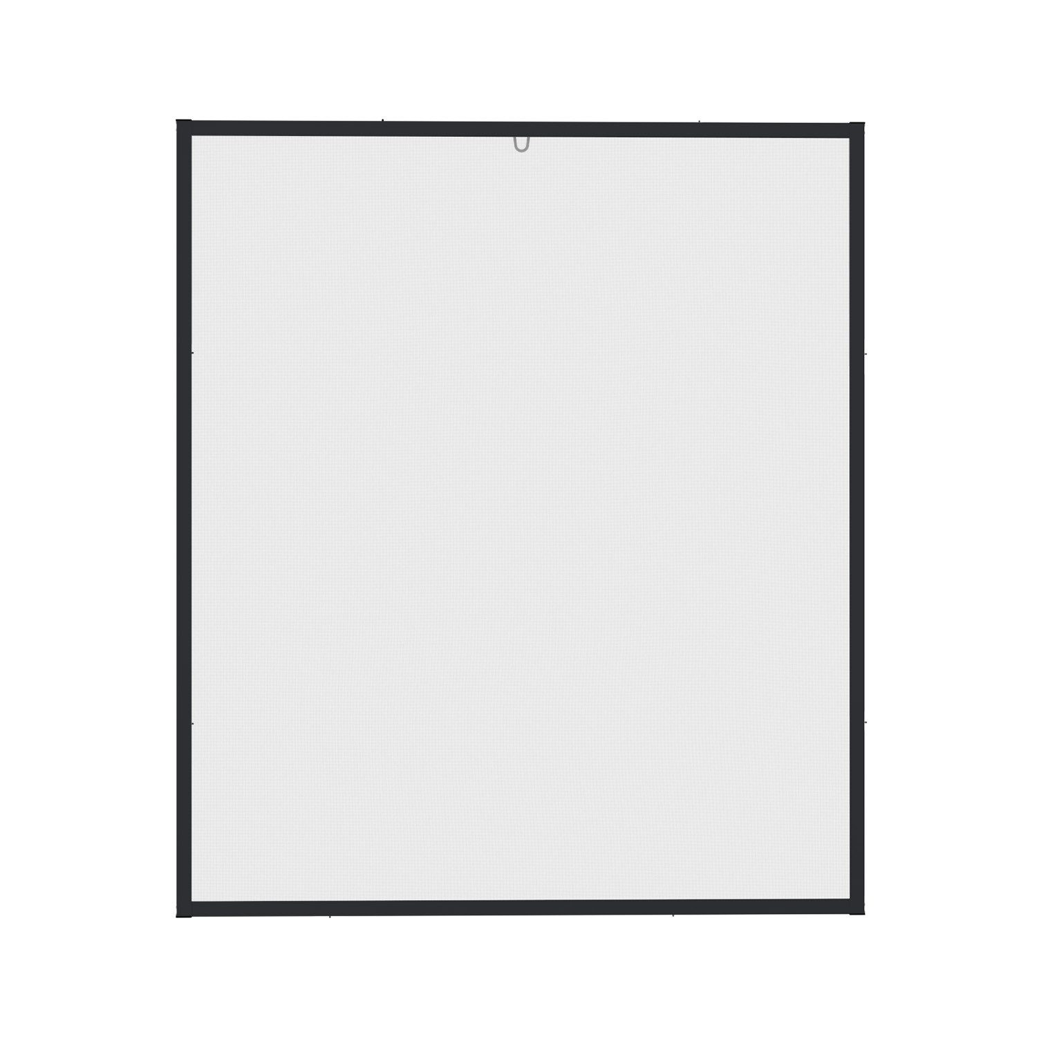 empasa Insektenschutz-Fensterrahmen "MASTER SLIM", Fliegengitter geringe Einbautiefe - glänzende Aluminium Profile