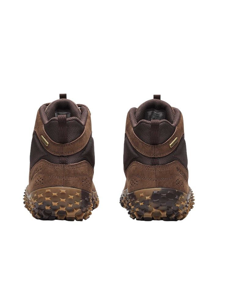 Merrell Wrapt Mid WP (Minimal-Laufschuhe, Leder, wasserdicht) dunkelbraun Sneaker