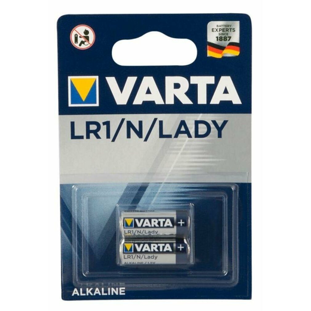 VARTA You2Toys Electronics LR1 N Lady (2 Stück, LR1) Batterie