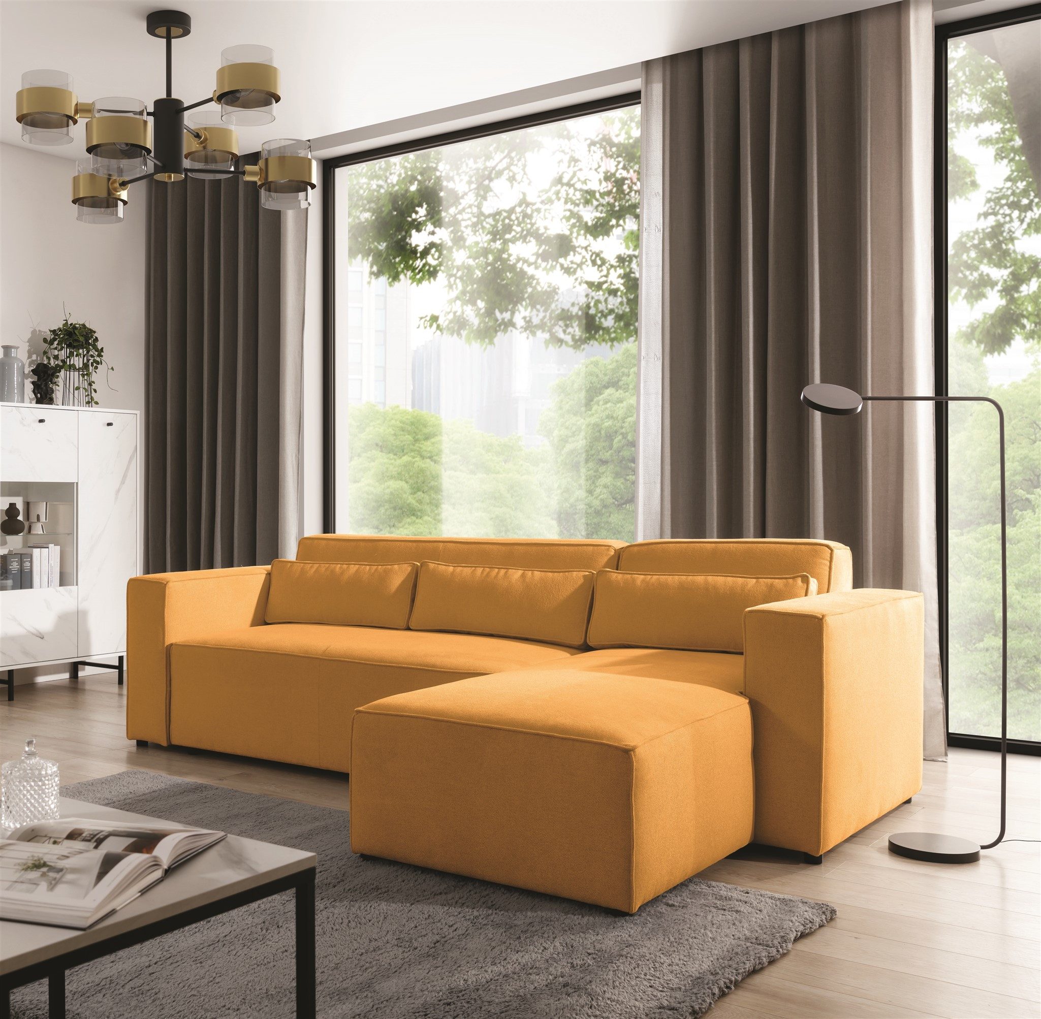 Fun Möbel Ecksofa Schlafsofa WALDO in günstig online kaufen