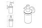 Ambrosya Seifenspender »Seifenhalter zum Bohren - Seifenspender Seife Spender Halterung - Bad Küche WC Edelstahl Glas«, (Packung), Leichte Montage, Bild 8