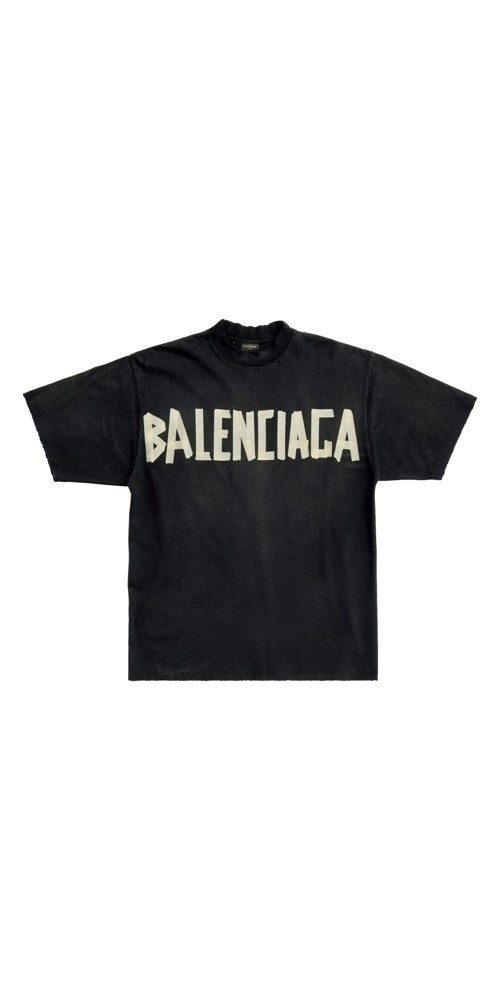 Balenciaga Print-Shirt Balenciaga Tape Optik T-Shirt günstig online kaufen