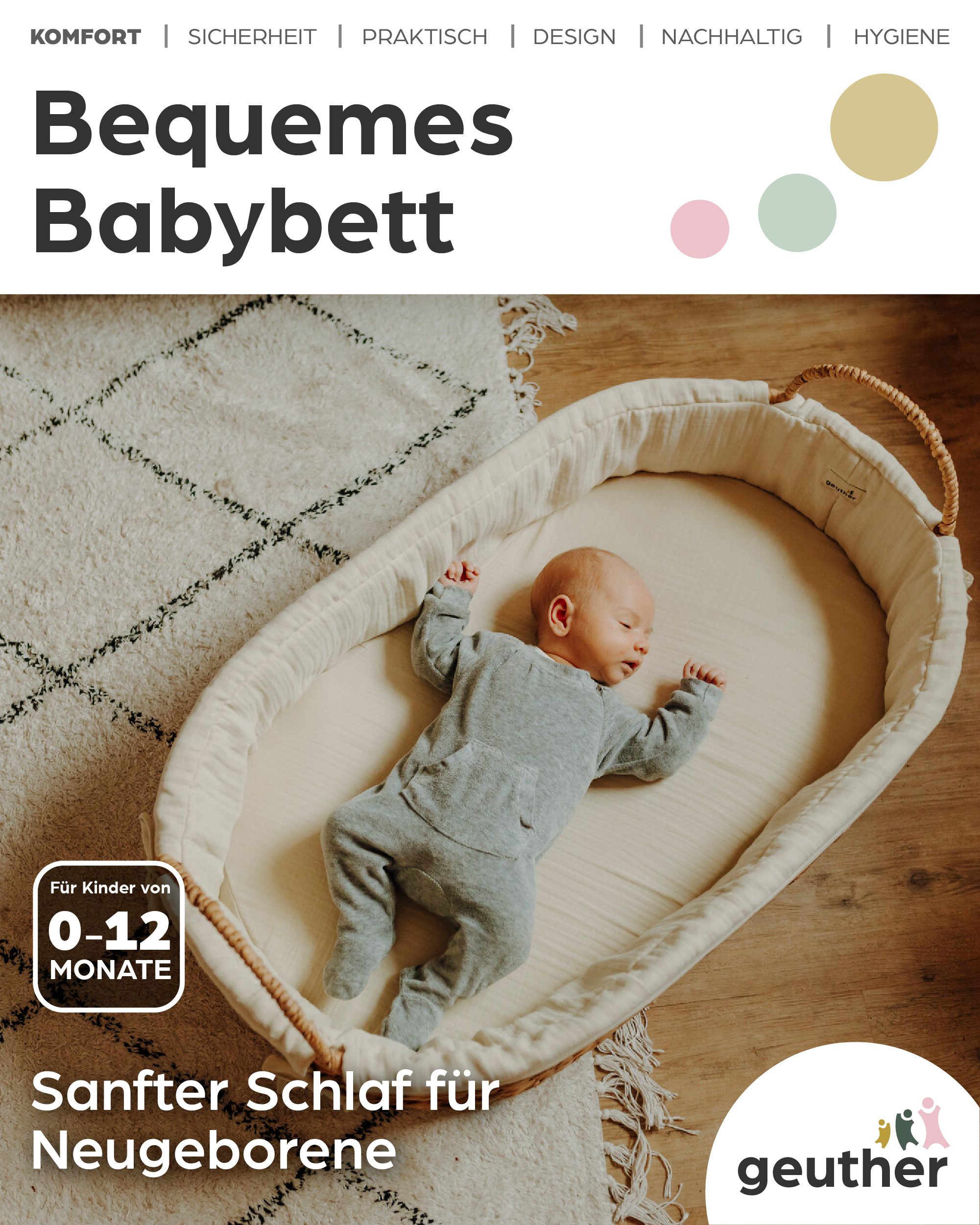 Geuther Stubenbett Moses Nest