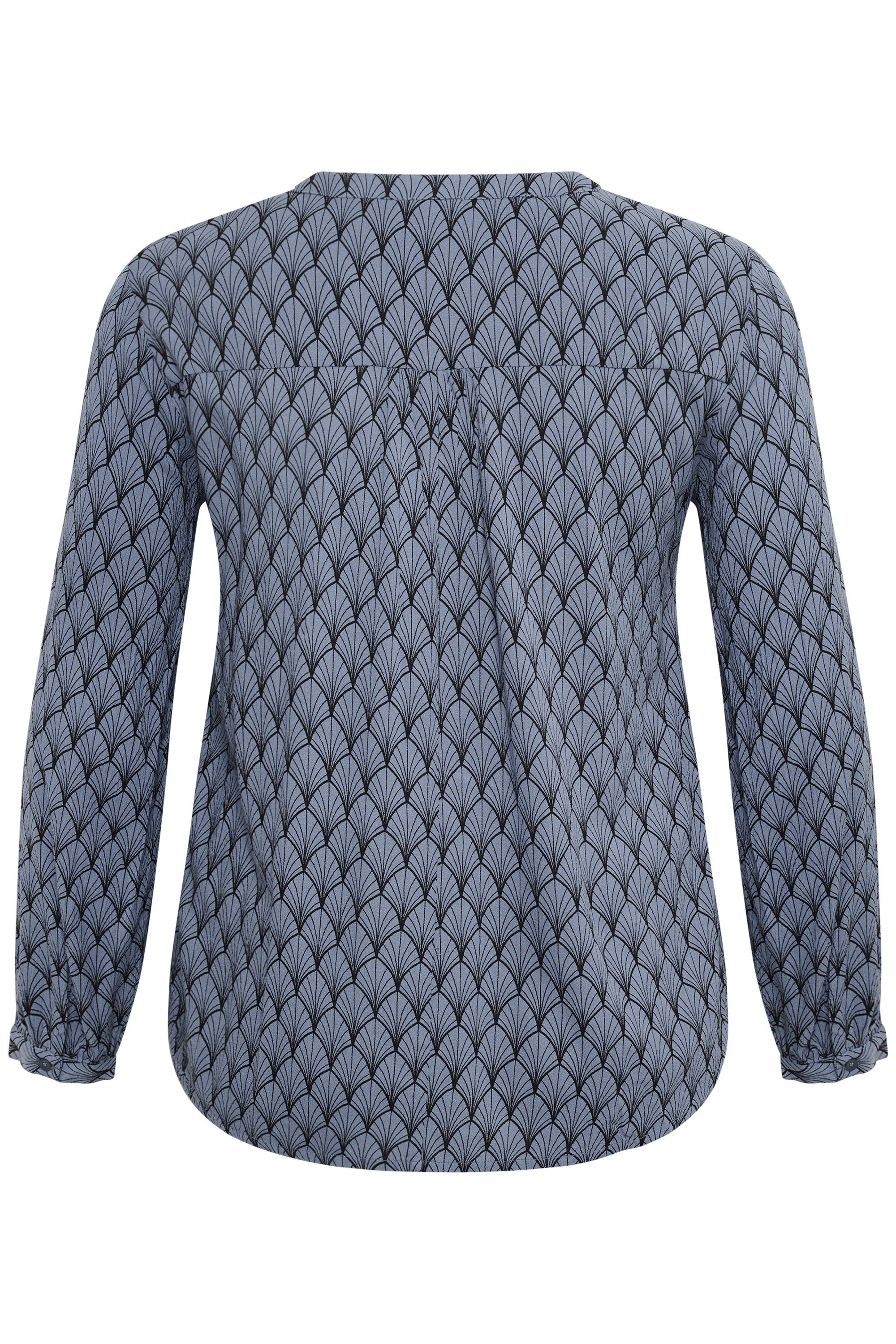 KAFFE Curve Langarmbluse Langarm-Bluse KColive Große günstig online kaufen