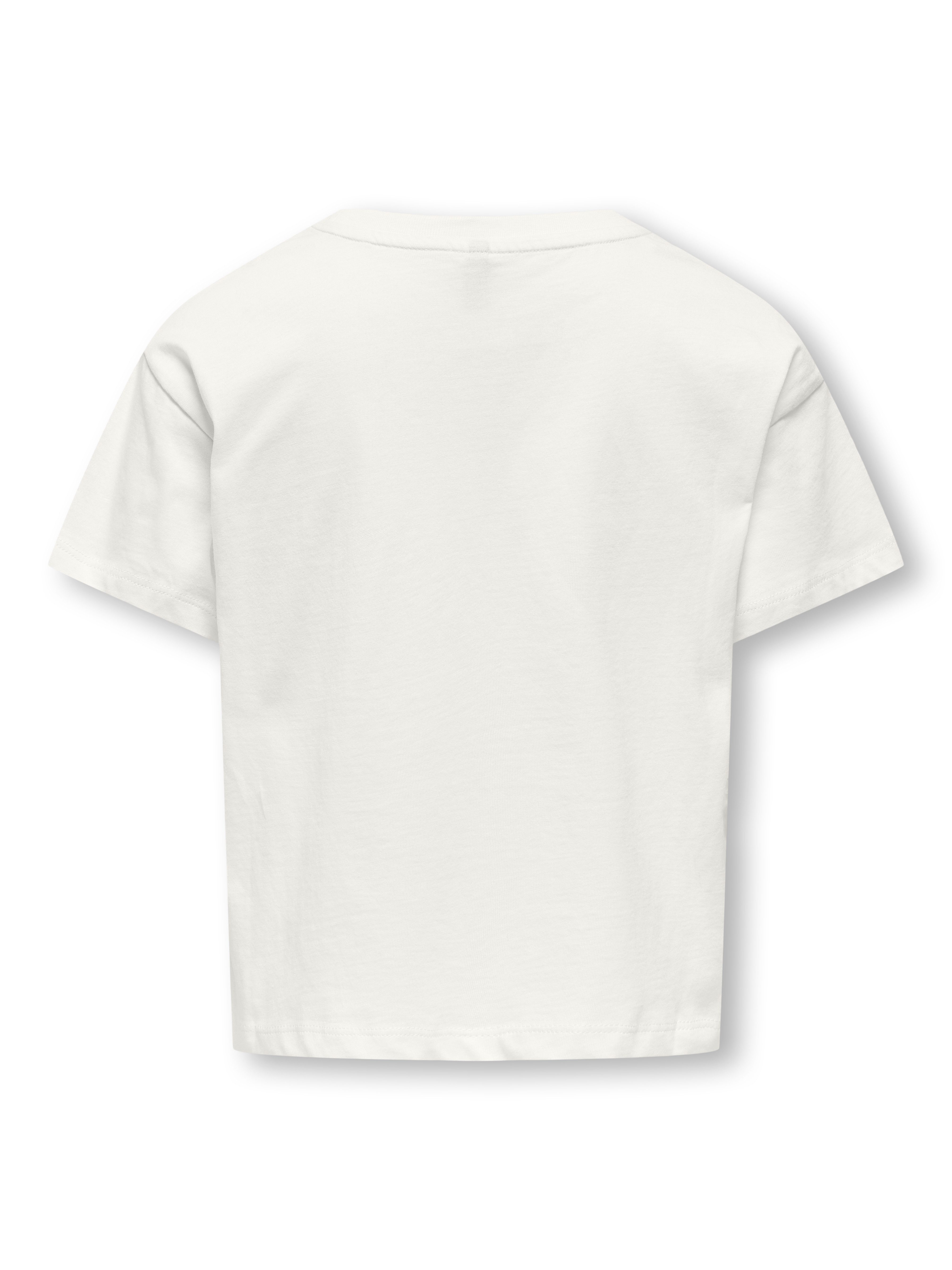 KIDS ONLY Kurzarmshirt KOGMAIKEN LIFE CROPHEART SS TOP JRS NOOS mit kleinem Herzchenmotiv auf der Brust