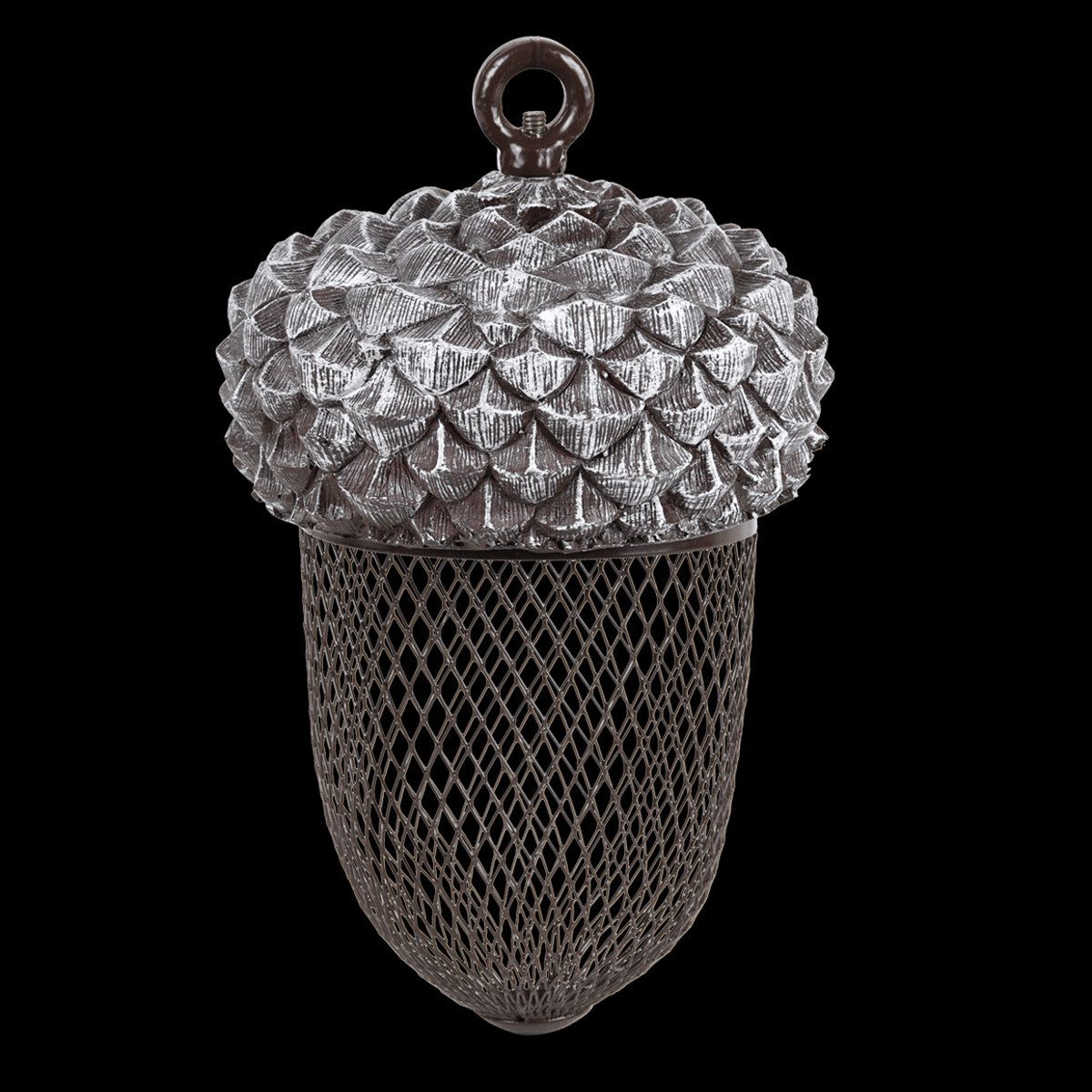 esschert design Futternapf Esschert Design Futterstelle Eichel aus Polyresin und Metall, 14,0