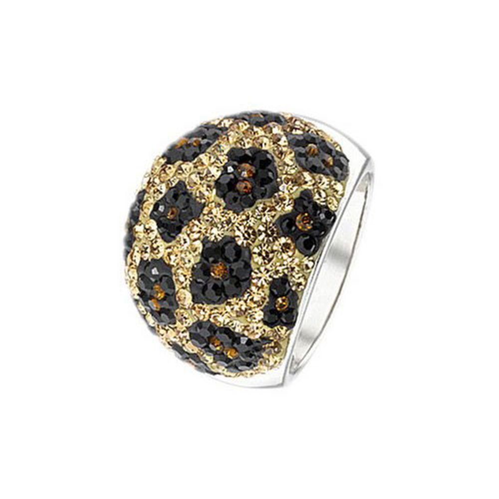 Vivance Fingerring Glamour Crystal Ring "Leopard" günstig online kaufen