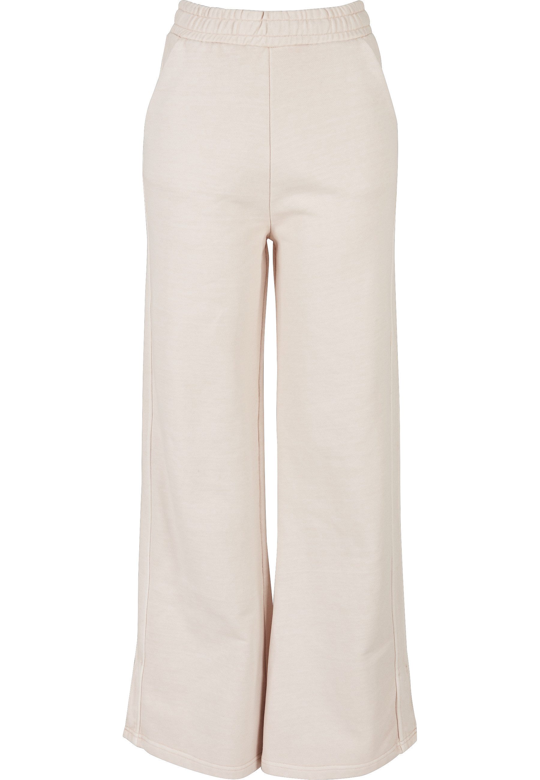Sweathose Urban Classics Damen Ladies Heavy Terry Garment Dye Slit Pants