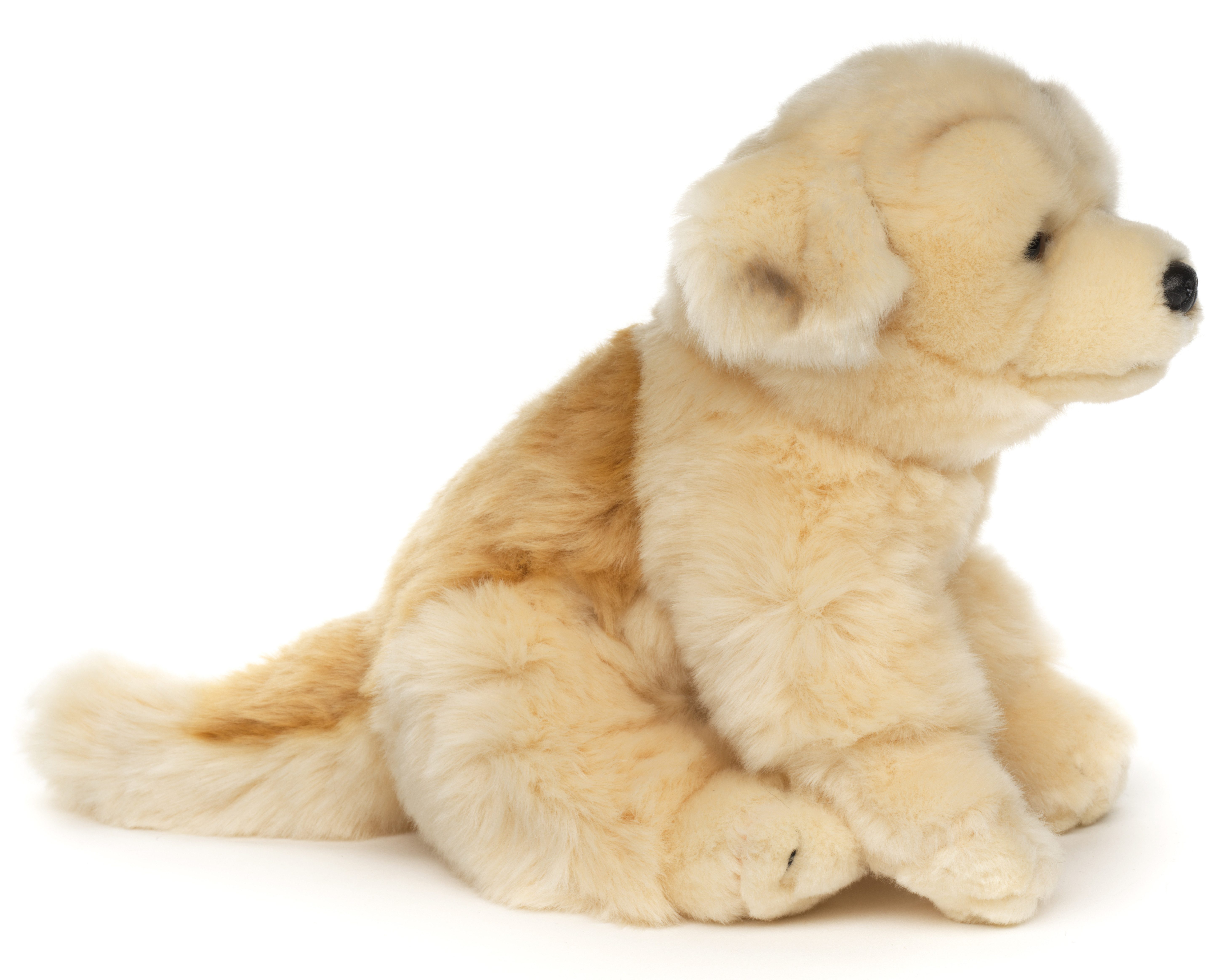 Uni-Toys Kuscheltier Golden Retriever Welpe, 19 cm - m./o. Leine - Plüsch-Hund, Plüschtier, zu 100 % recyceltes Füllmaterial