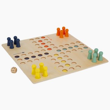 Small Foot Spielesammlung, ludo xxl Ludo XL Ludo-Spaß im Großformat, Der Clou: Das extra große Spielfeld und die großen Spielfiguren