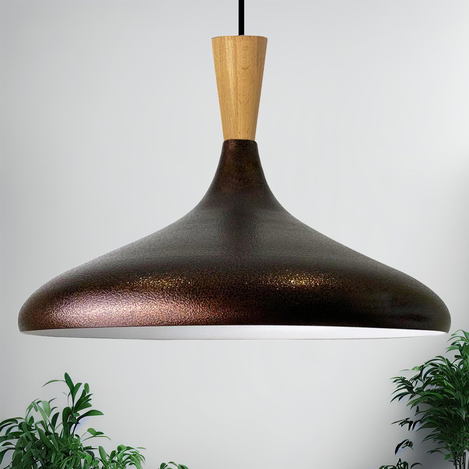 Bamyum Pendelleuchte Champion Hängelampe aus Holz, günstig online kaufen