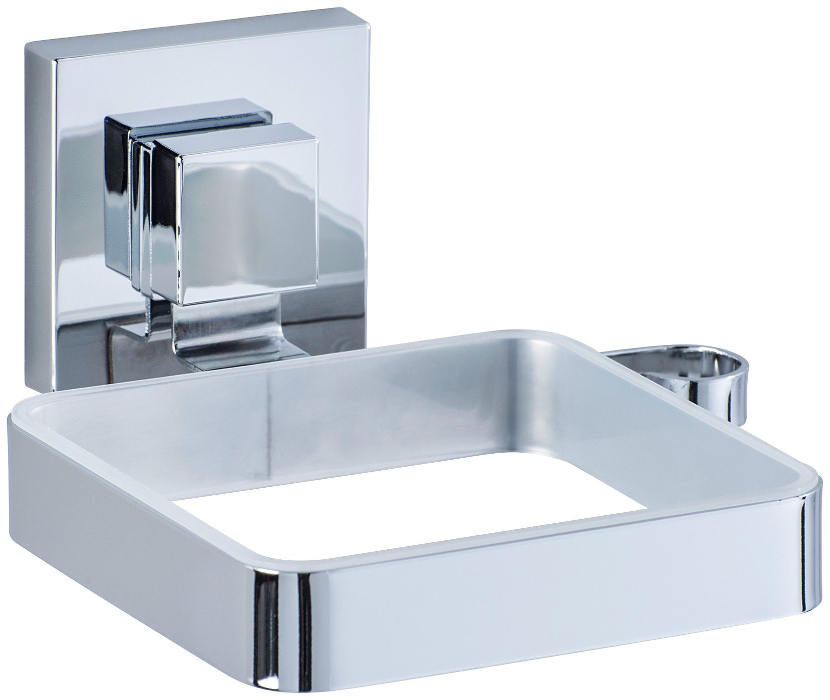 WENKO Haartrocknerhalter Vacuum-Loc Quadro, (Befestigung mit Saugnapf) günstig online kaufen