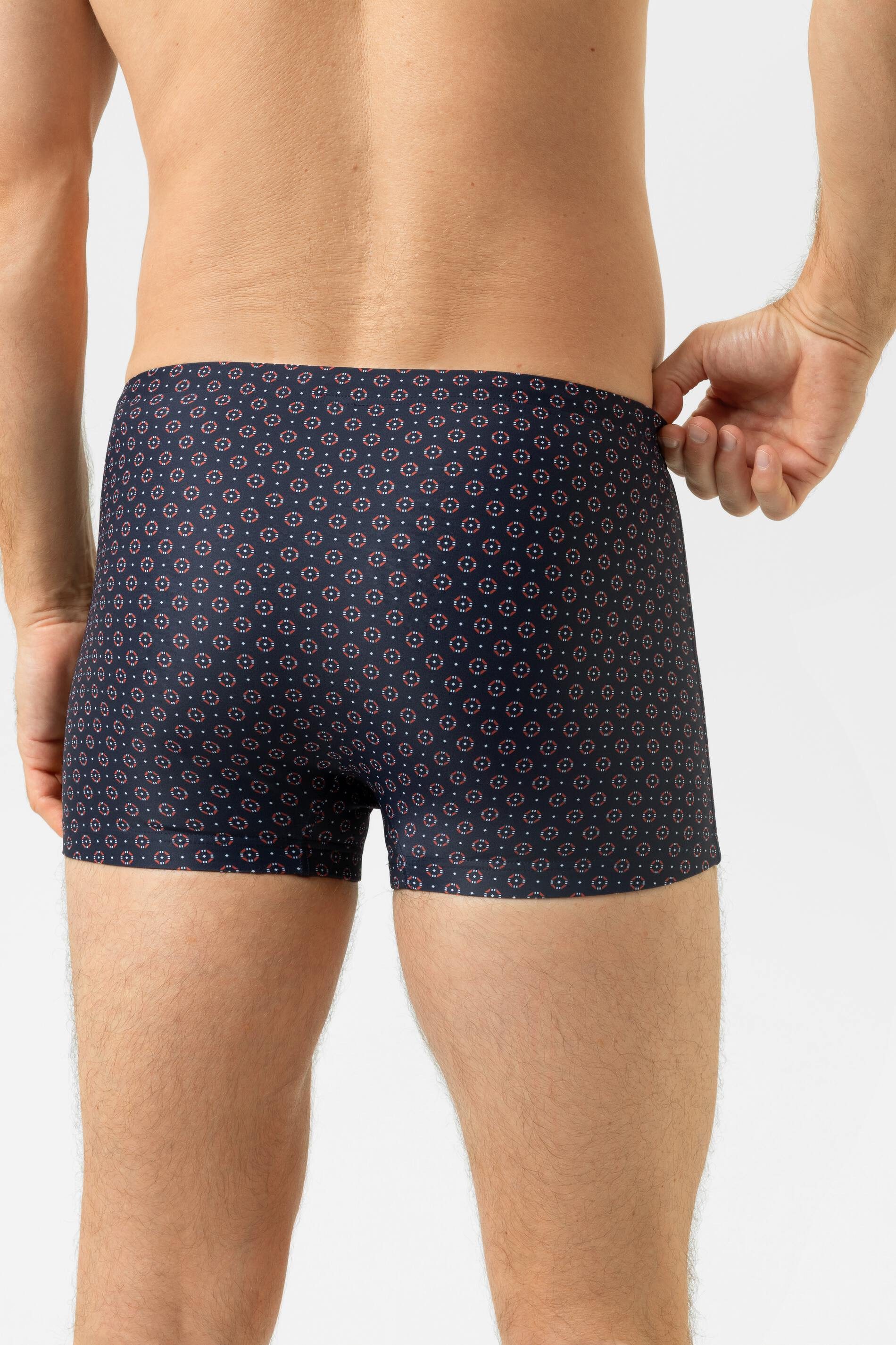 Mey Badeshorts Mey Herren Badeshorty Serie Survival Circle (1-St) Badehose mit Print, Meerwasser-Resistenz